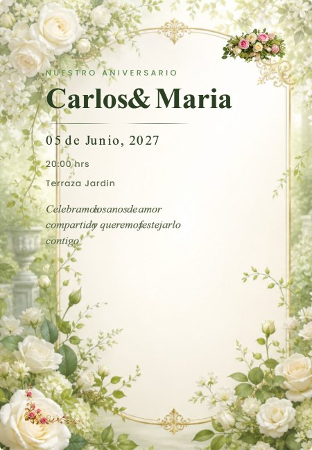 Aniversario Extra Luz de Velas