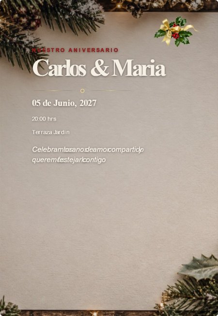 Aniversario Navideno
