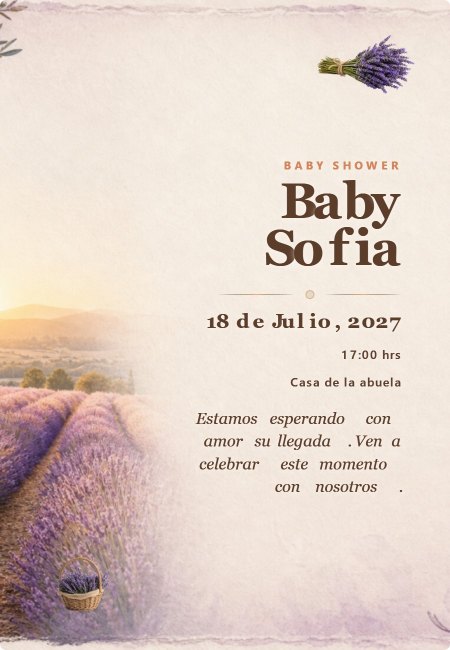 Baby Shower Extra Seda Imperial