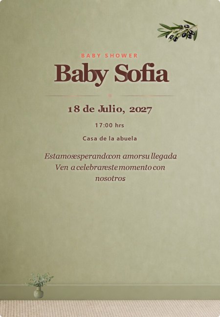 Baby Shower Extra Cristal Etereo