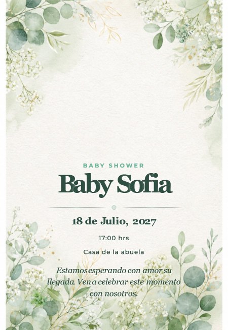Baby Shower 3 Osito Tierno
