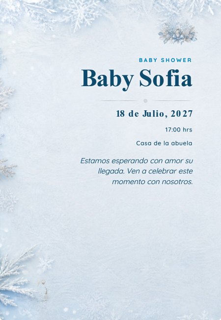 Baby Shower Invierno