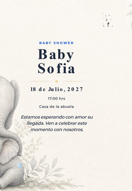 Baby Shower Bienes Raices