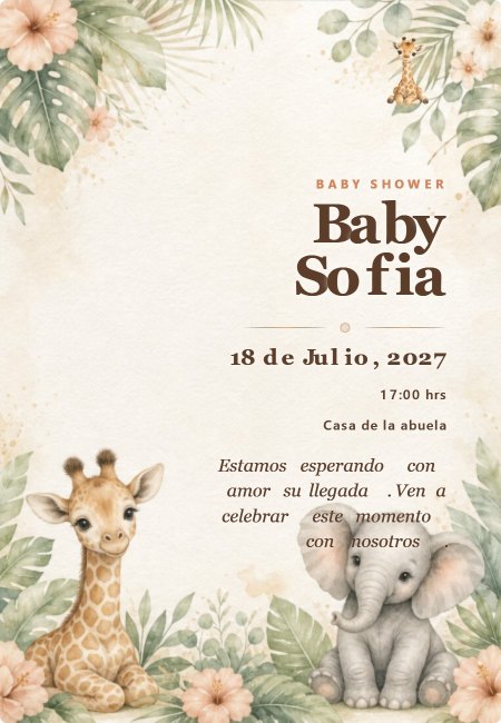 Baby Shower 5 Jardin Mariposas