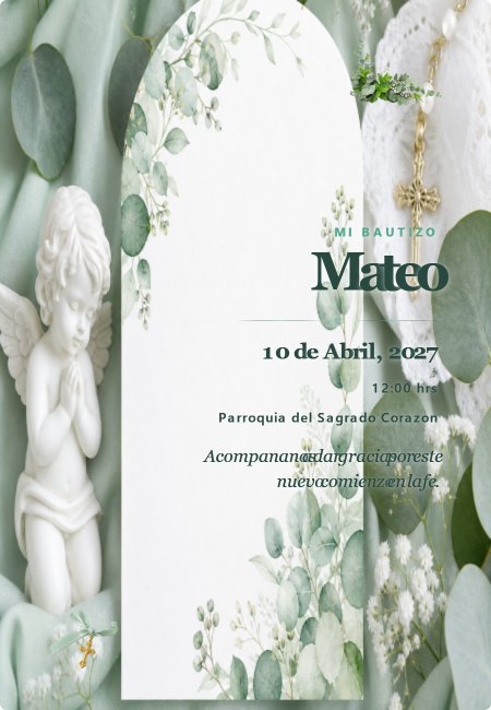 Bautizo Extra Luz de Velas