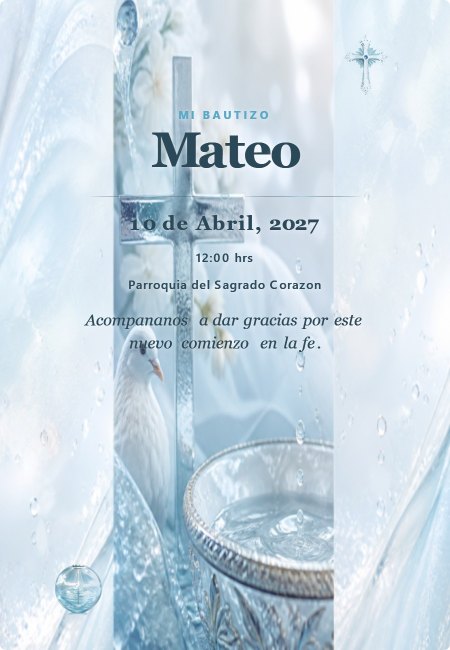 Bautizo Extra Perla y Seda