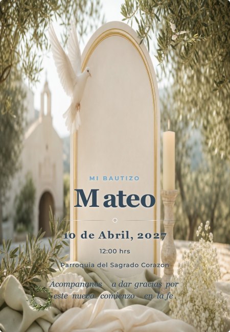 Bautizo Extra Jardin Ingles