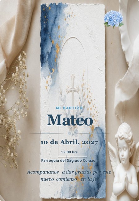 Bautizo Extra Cristal Etereo