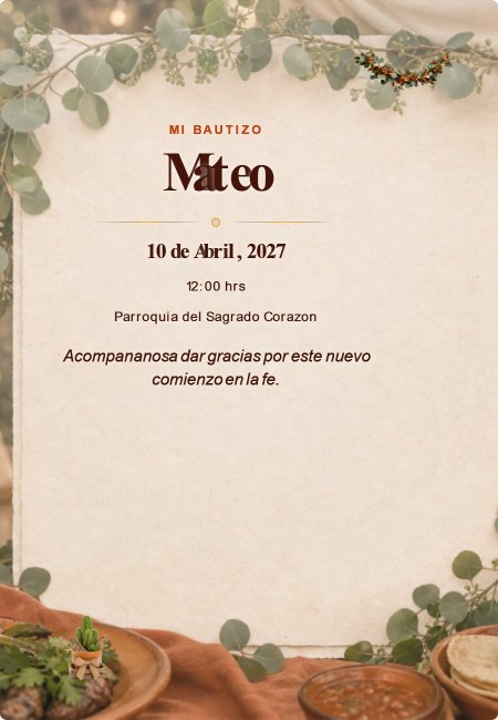 Bautizo Carne Asada