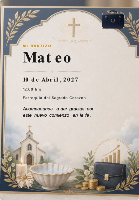 Bautizo Negocio Nuevo