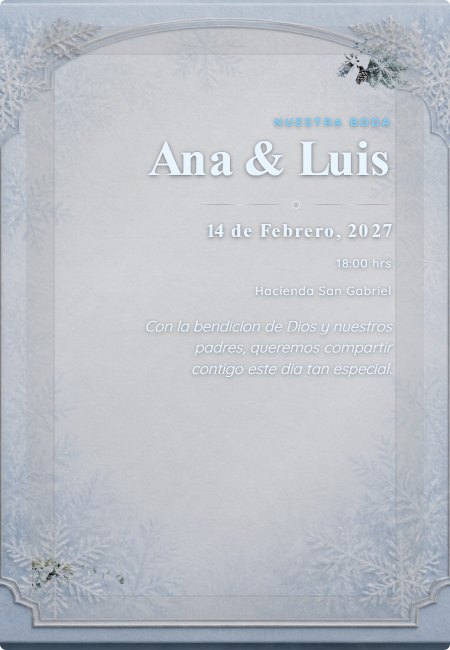 Boda Invierno