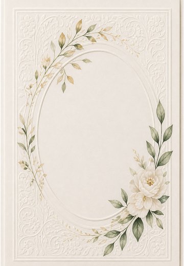 Boda 40 · Floral Relieve Clásico
