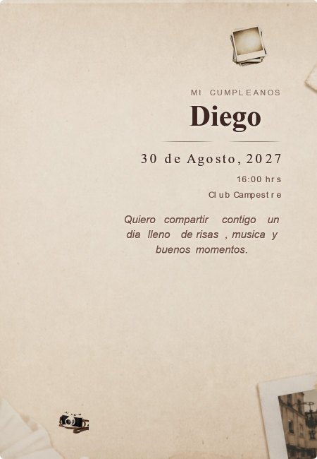 Cumpleanos Extra Oro Blanco
