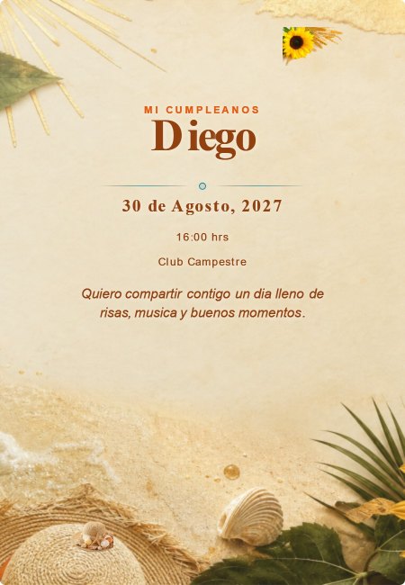 Cumpleanos Verano
