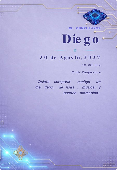Cumpleanos Tecnologia