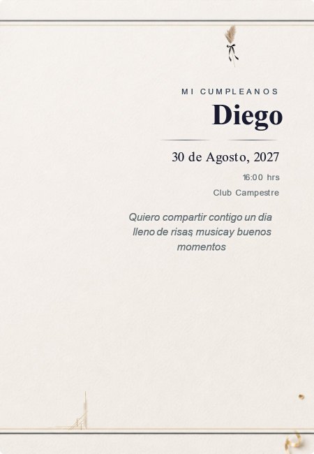 Cumpleanos Extra Marmol y Oro