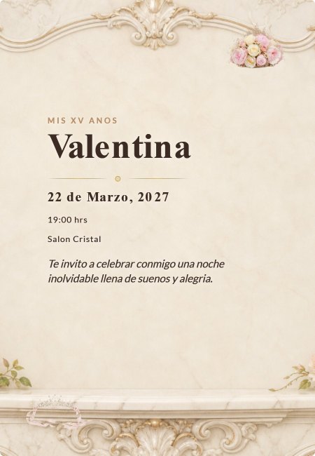 XV 3 Princesa Floral