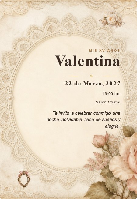 XV 9 Vintage Romantico